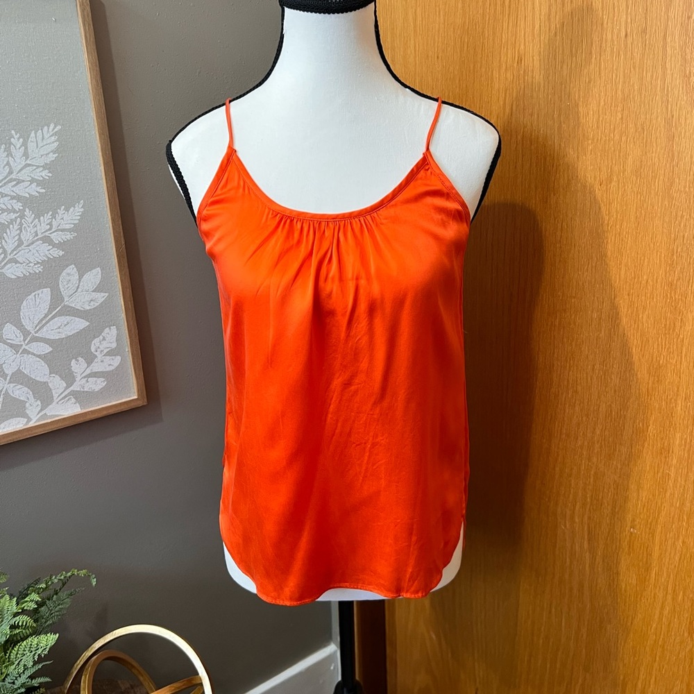 Trina Turk Silk Orange Cami xs
